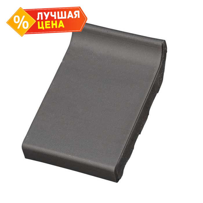 Клинкерный водоотлив Terca Blue braised матовый, 160*105*30 мм